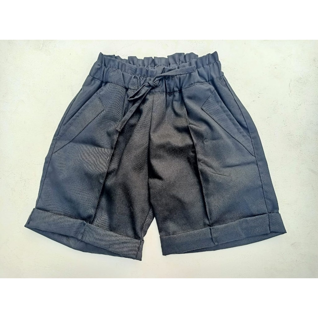 Celana pendek anak perempuan shortpants 1-13 tahun katun drill