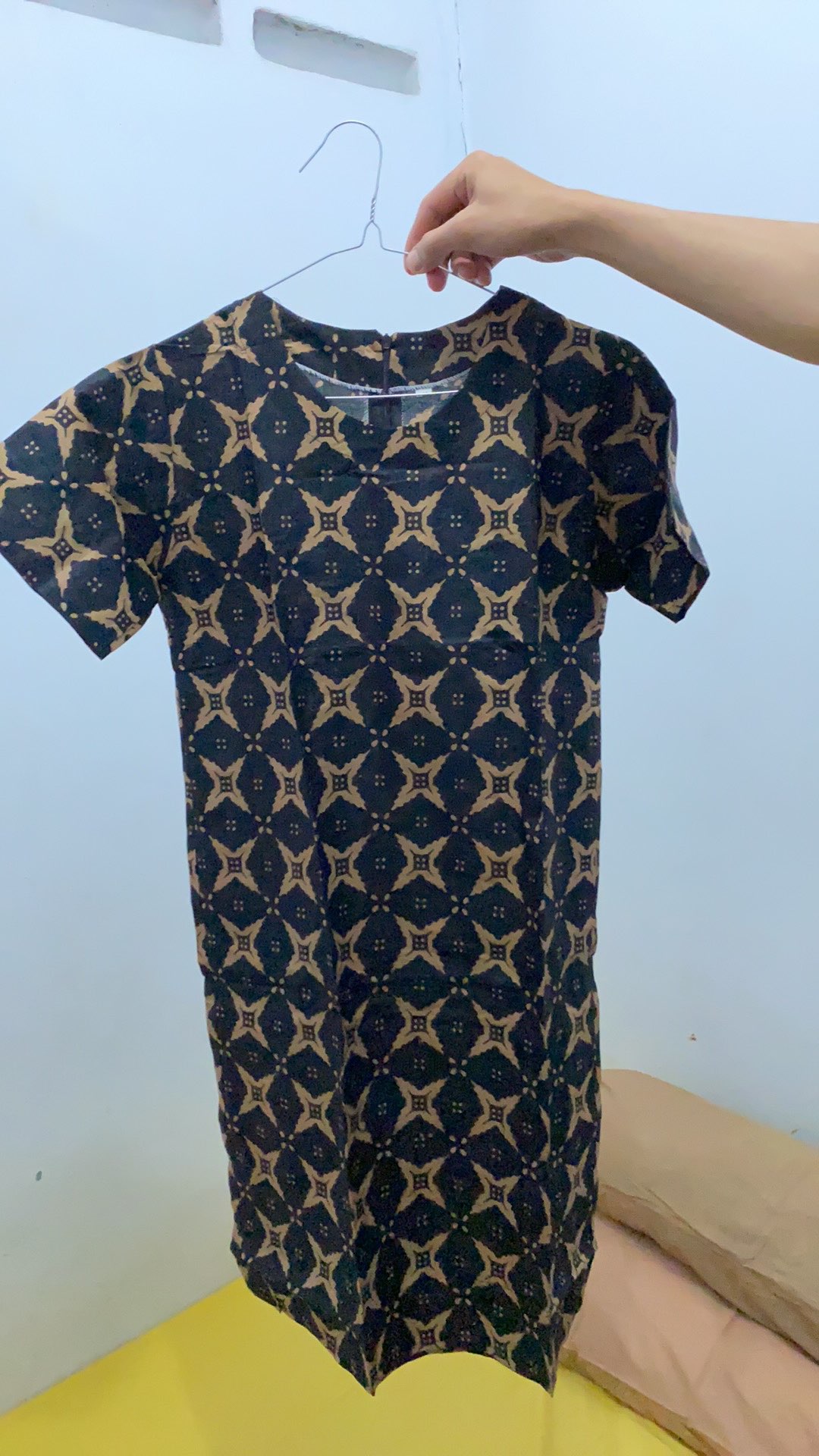 Cod - Dt Collection Dress Batik Wanita / Cewek Lengan Pendek