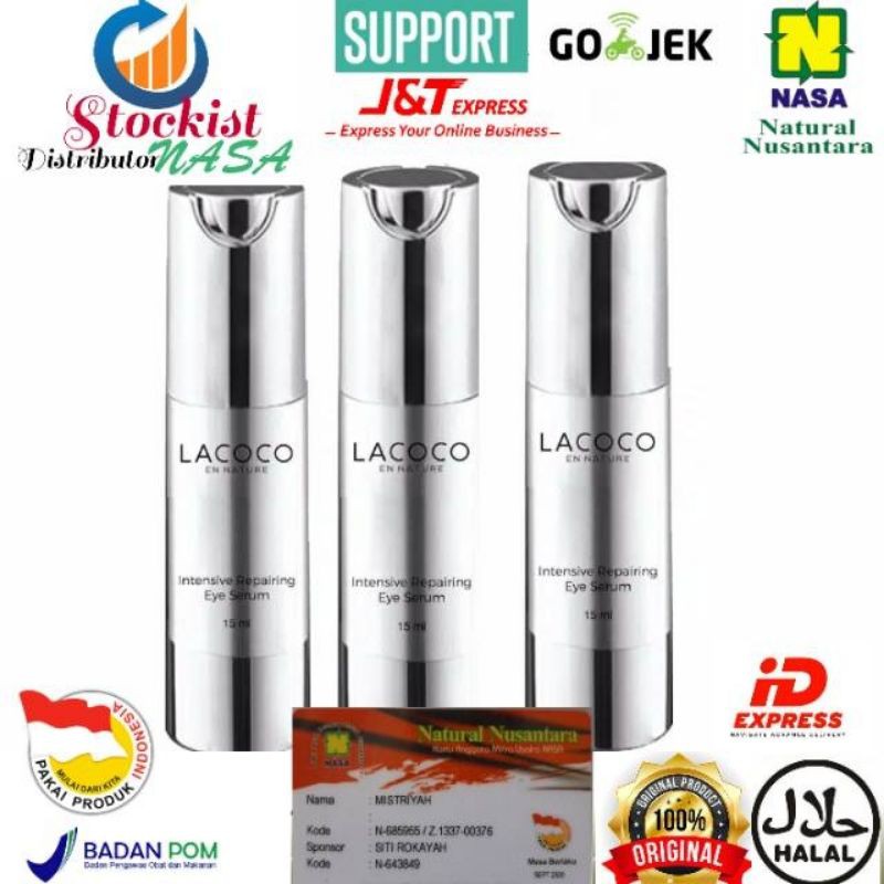 LACOCO Beuaty Care Intensive Treatment Eye Serum [Mencerahkan Kelopak Mata ] Original ASLI NASA