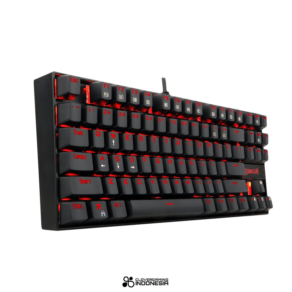 Keyboard Redragon K552 KUMARA RED LED Backlit Cherry MX Blue Switch