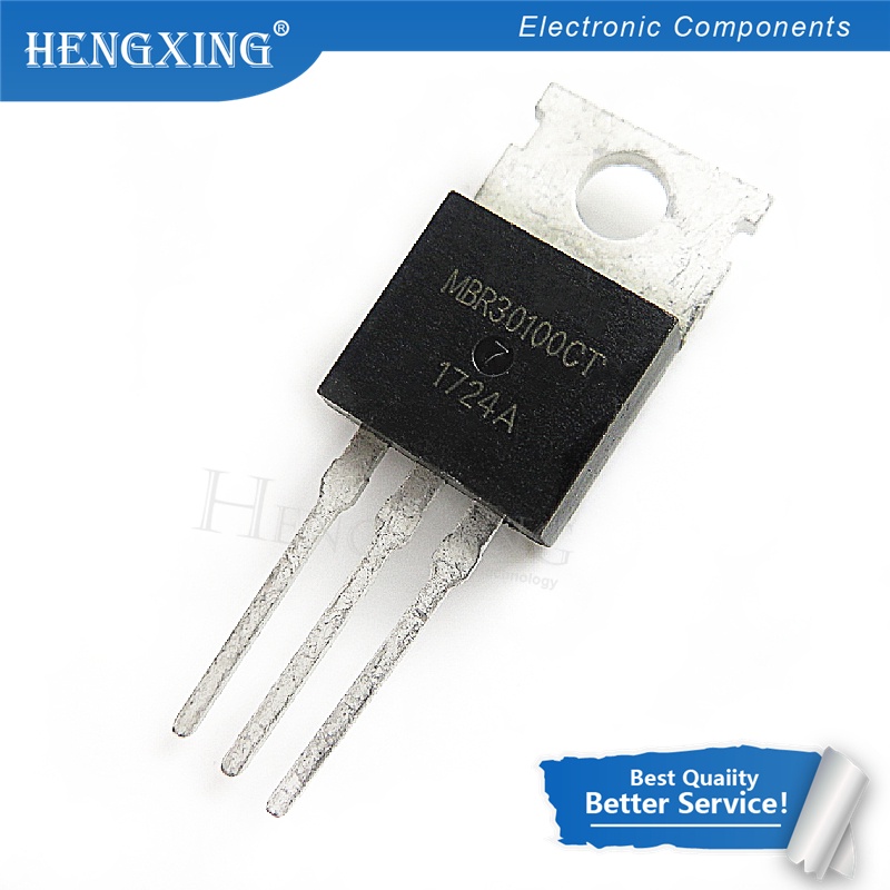 100pcs Ic MBRF30100CT MBR30100CT MBRF30100 MBR30100 B30100G TO-220