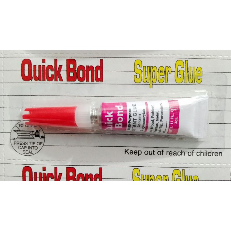 LEM QUICKBOND SUPERGLUE ISI 12 PCS