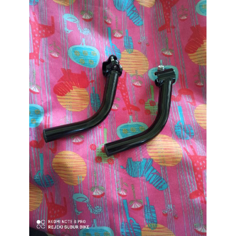 tanduk Bar end sepeda mtb touring besi FUDA