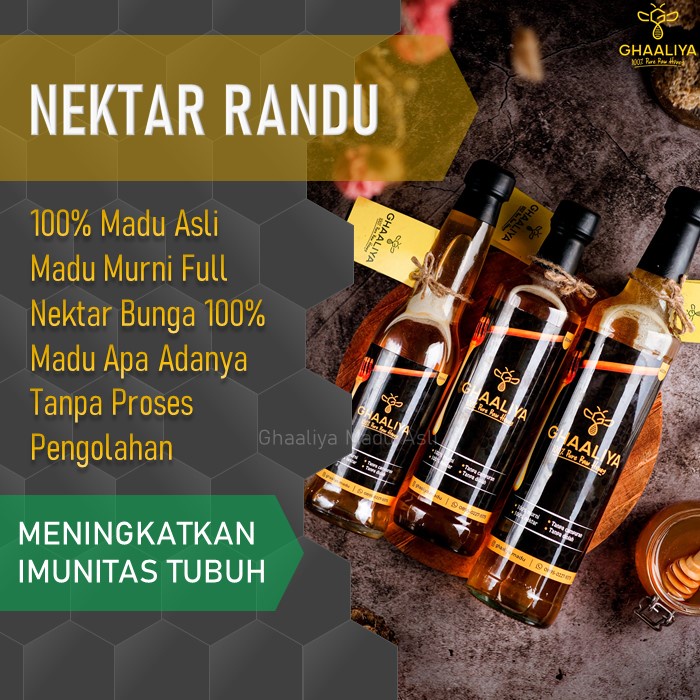 

Madu murni 100% asli obat herbal promil untuk asam lambung kolesterol dan maag Ghaaliya nektar randu