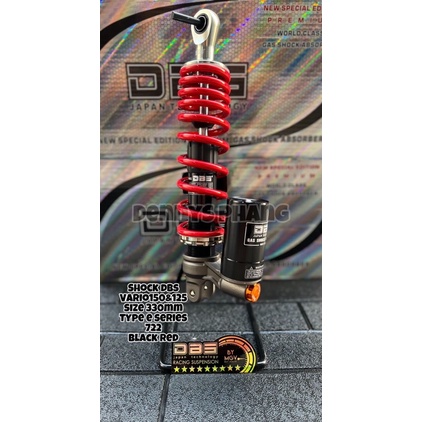 Shock DBS Tabung Bawah Matic Singel Shockbreaker DBS 722 E Series 330mm Vario 125 150 Mio X Raider Click 125 150 FOURSIX_46