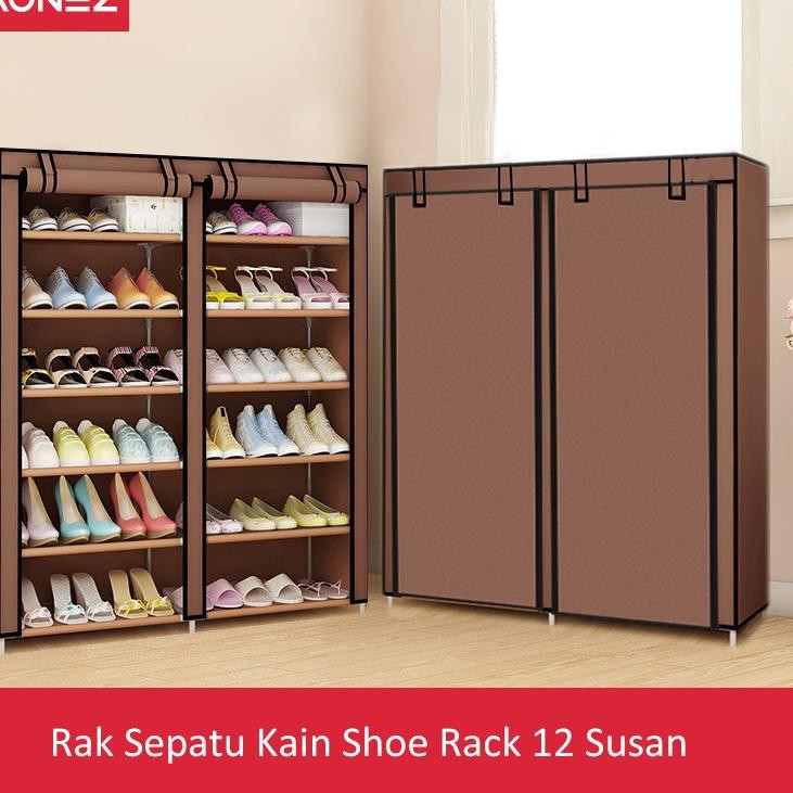 Ã¼ Jv0 Aonez Lemari Sepatu Rak Sepatu 12 Susun Shoe Rack Lemari Serbaguna Terbaruã¼ Shopee Indonesia