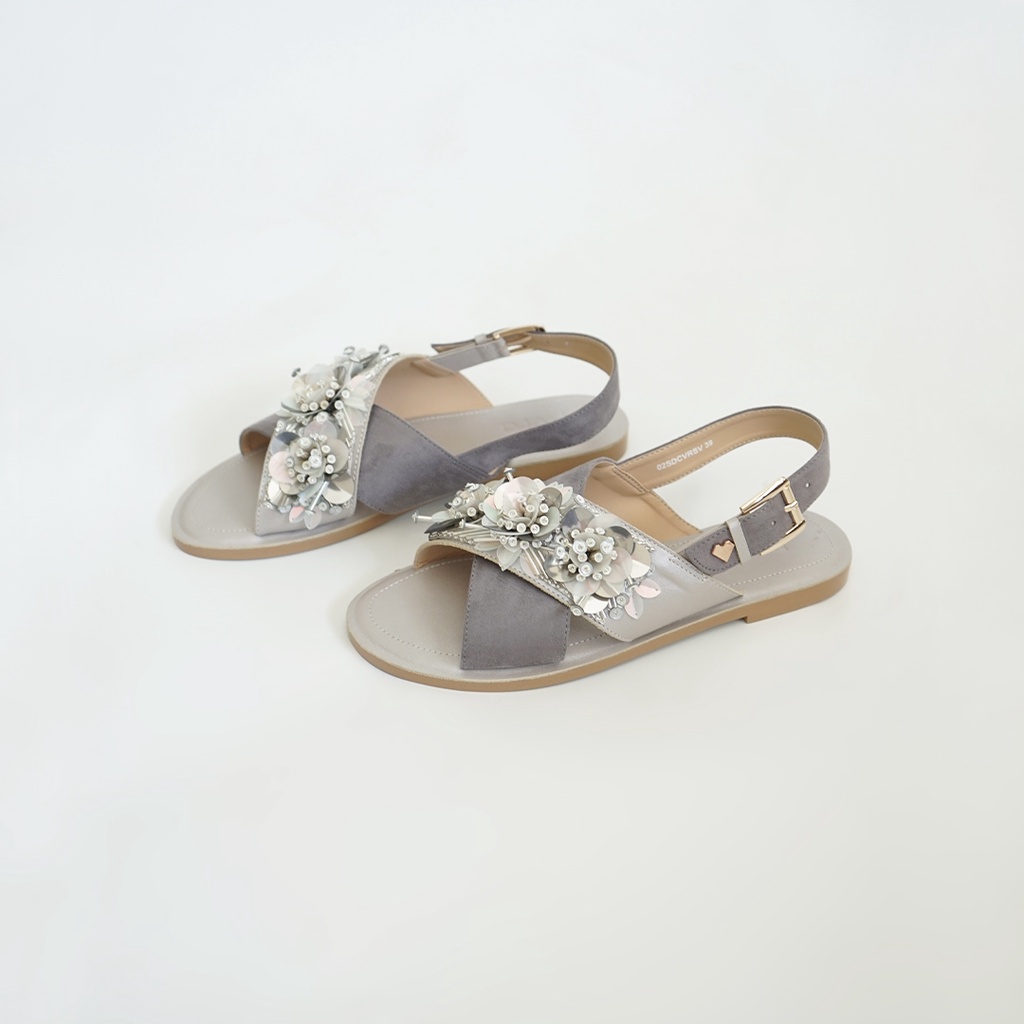PVRA Sandal Wanita Cavva Duo Silver