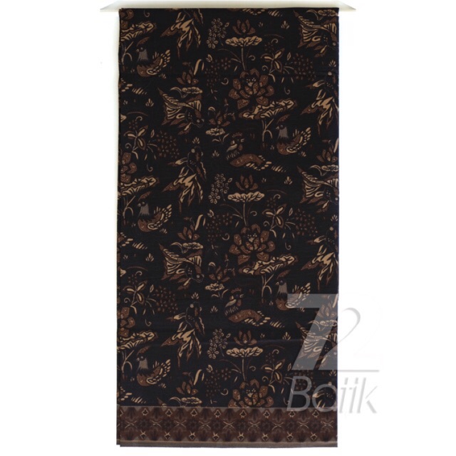 BAHAN BATIK PREMIUM Katun Motif Ikan Two Tone Pagi Sore Warna Hitam Item Black 729224 Cap 72 Jarik Jarit Samping Kebat Panjang Batik Katun Modern Premium Bahan Seragam Batik Pernikahan Kantor Keluarga Murah Kamen Jadi Batik Bali Lembaran