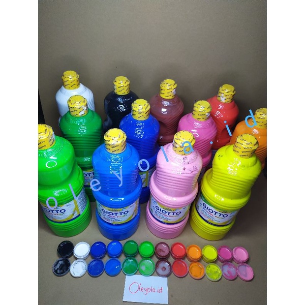 

GIOTTO SCHOOL PAINT repack 5ml cat lukis cat air finger paint cat washable