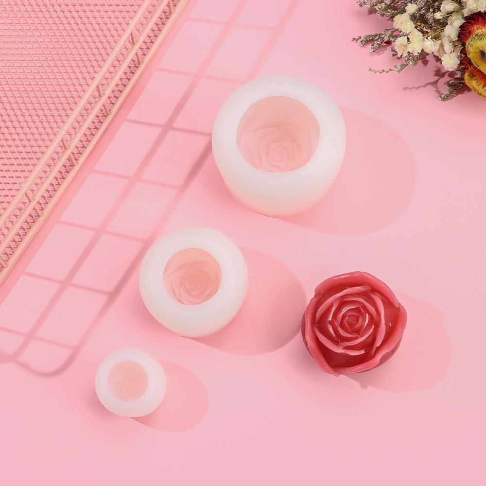 R-flower 3D Rose Cetakan Silikon Multi Purpose DIY Handmade Ice Cube Tray