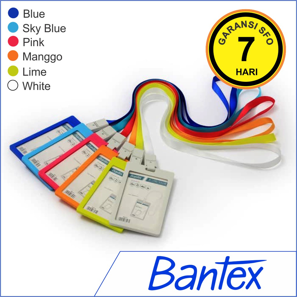

ID Card Holder Bantex Potrait + Lanyard (54mm x 90mm)