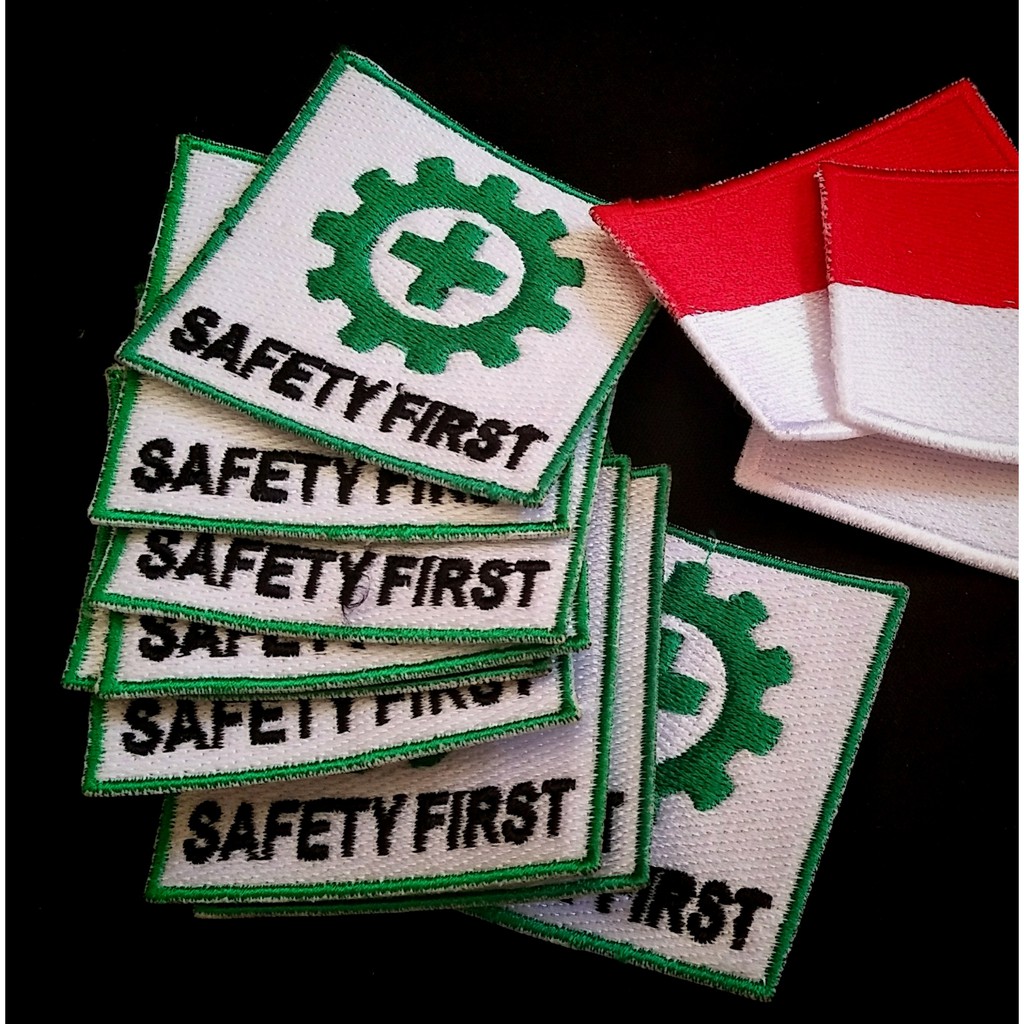 Logo Baju Safety Bendera K3 dan Bendera Merah Putih