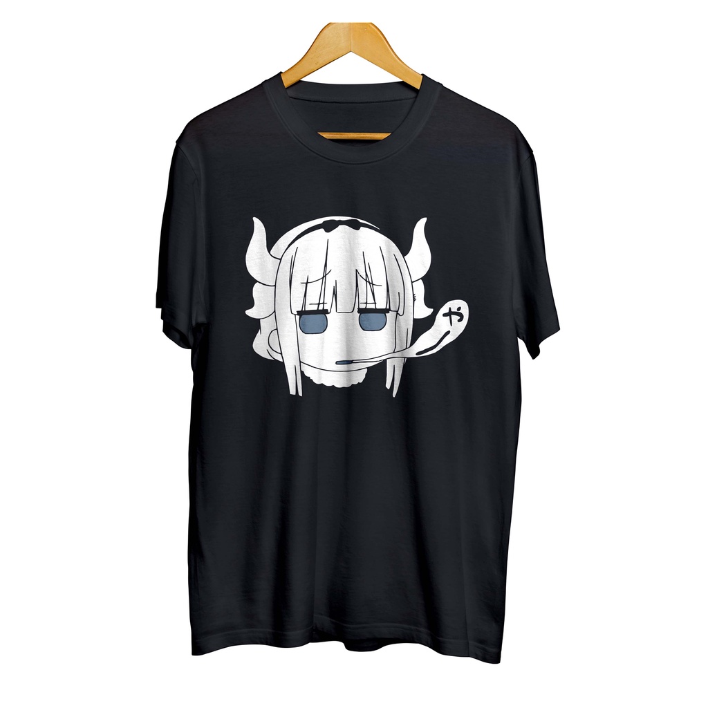 Kaos distro anime sticker KANNA - MISS KOBAYASHI'S DRAGON MAID material cotton combed 30s