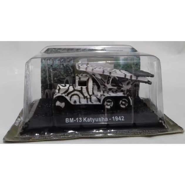 Miniatur Tank - Diecast Kapal Perang - Diecast Mobil Perang Amercom 1/72 Tank Bm-13 Katyusha - 1942