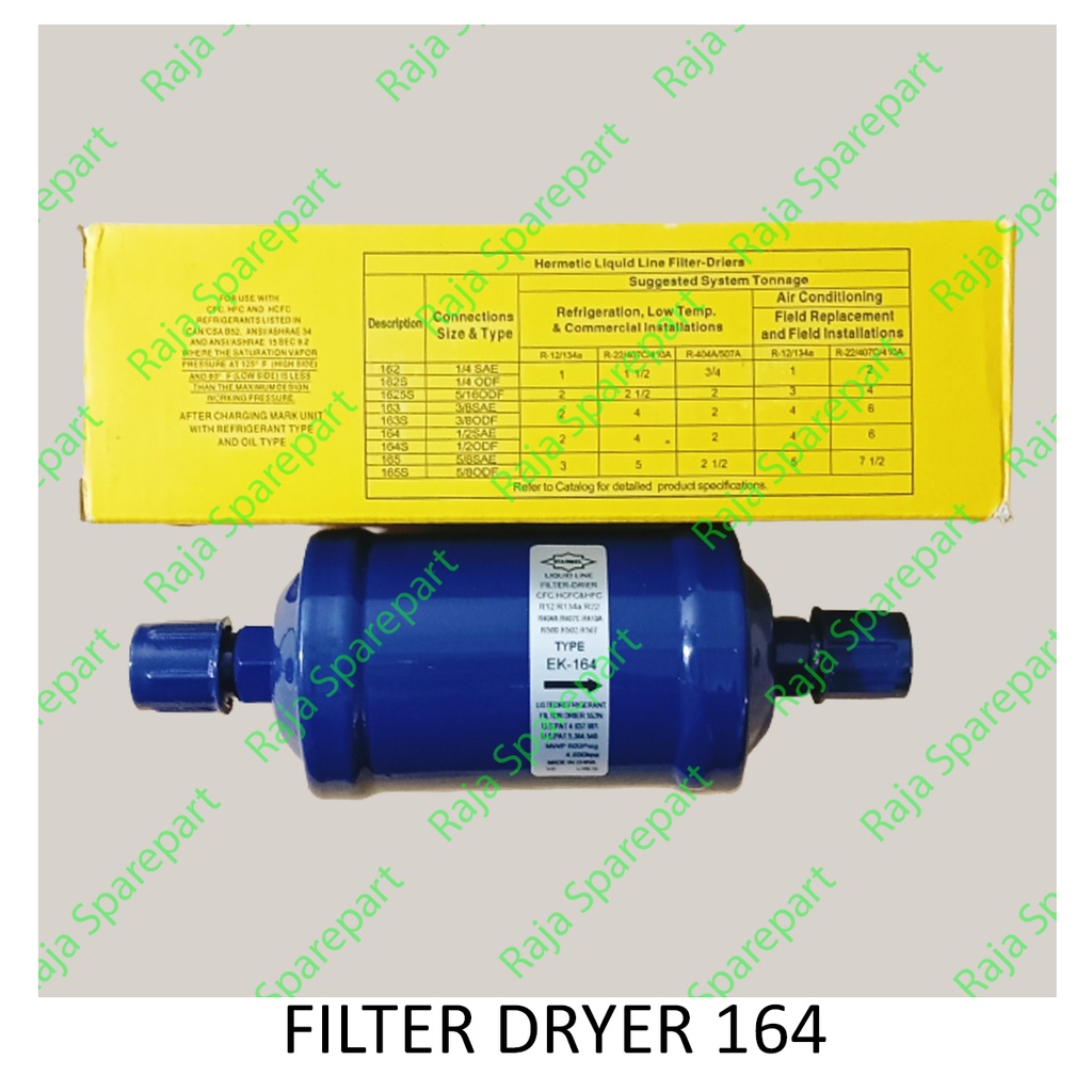 Filter Dryer 164 Inlet/Outlet 1/2&quot;