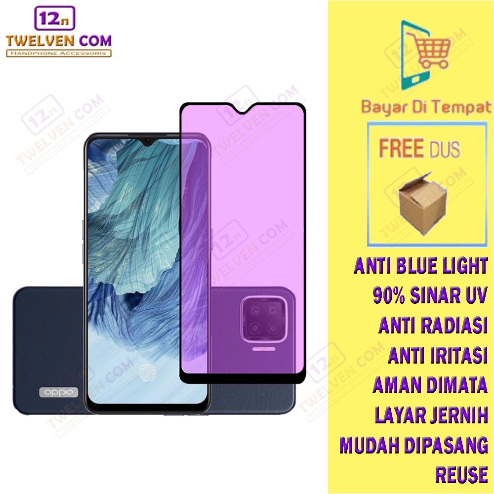 [FLASH SALE] ANTI BLUE LIGHT TEMPERED GLASS Oppo A15