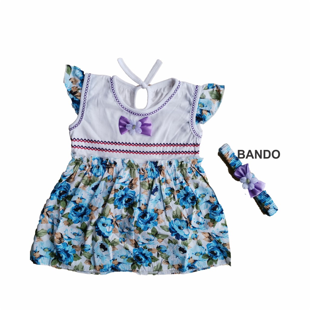 Dress Bayi Plus Bando