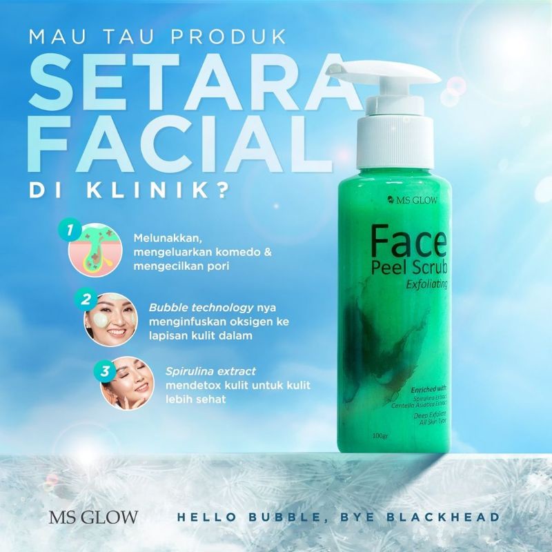 Face Peel Scrub Msglow