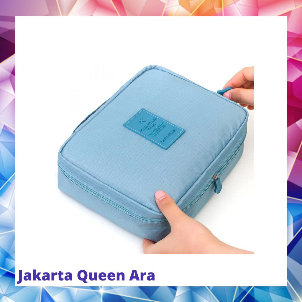 Cassiey Tas Travel Bag in Bag Organizer untuk Kosmetik Sabun - XZ-801