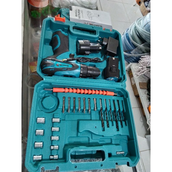 BOR CAS 12VOLT SET KOMPLIT 2BH BATERAI GLADIATOR