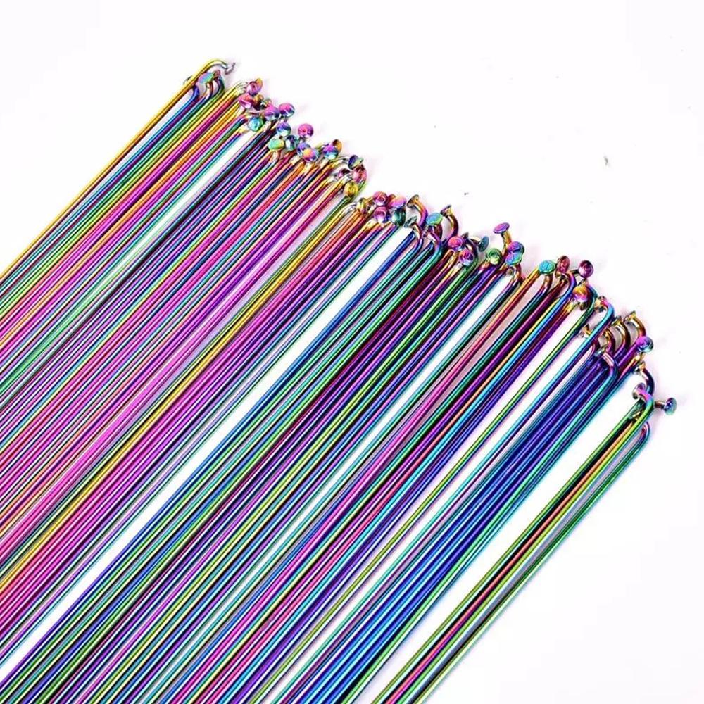 Lanfy Jari Jari Jari Sepeda 29inch 14G Road Bike Spokes Nipples 304tangan Sepeda Gunung Stainless Steel