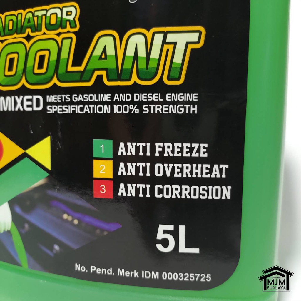 Air RADIATOR POWER COOLANT WATER Seven Pendingin Galon 5 Liter 5L MURAH