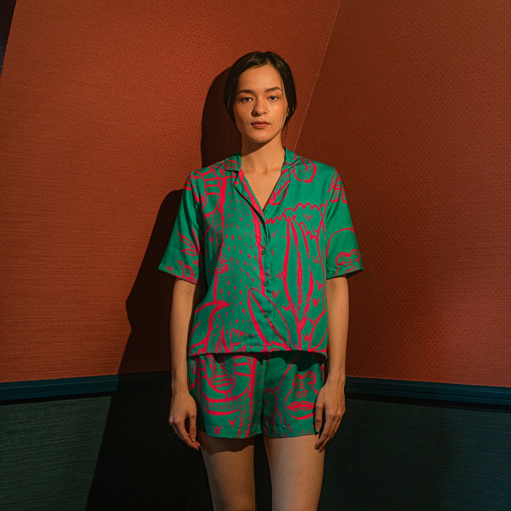 Damman Goods Jangala Pyjamas Set Turqoise