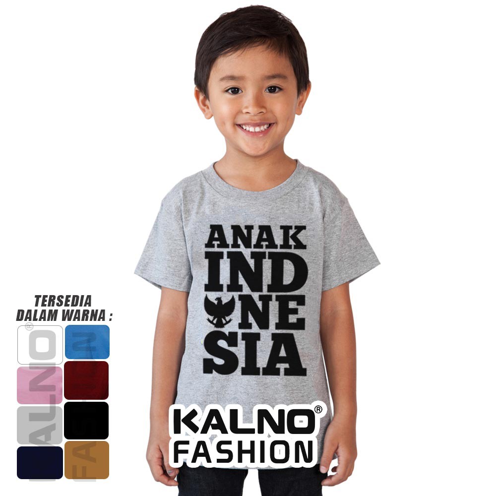 Baju Anak tulisan anak Indonesia 171 - baju anak cowok / cewek umur 1-7 tahun