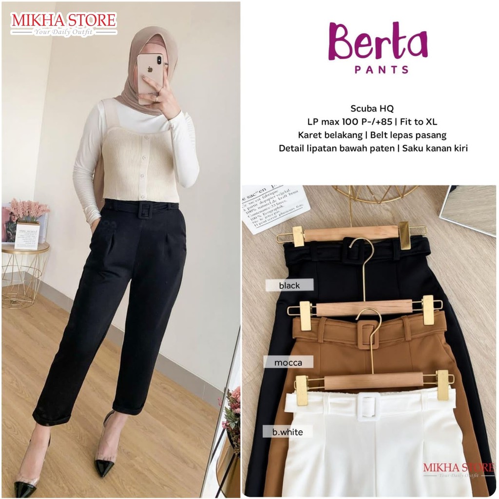 BERTA PANTS ORI by MIKHA STORE