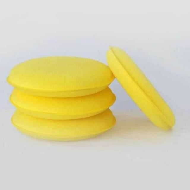 Busa Sponge Applicator Applikator Pad Poles Wax Body Mobil 10Cm Satuan Termurah