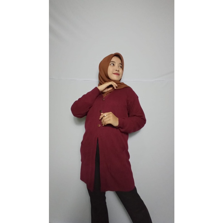 BELLE CARDY KANCING / KNITTED LONG BELLE KANCING / KOREAN STYLE / BELLE KANCING OVERSIZE / KARDIGAN WANITA TERBARU / CARDYGAN RAJUT WANITA