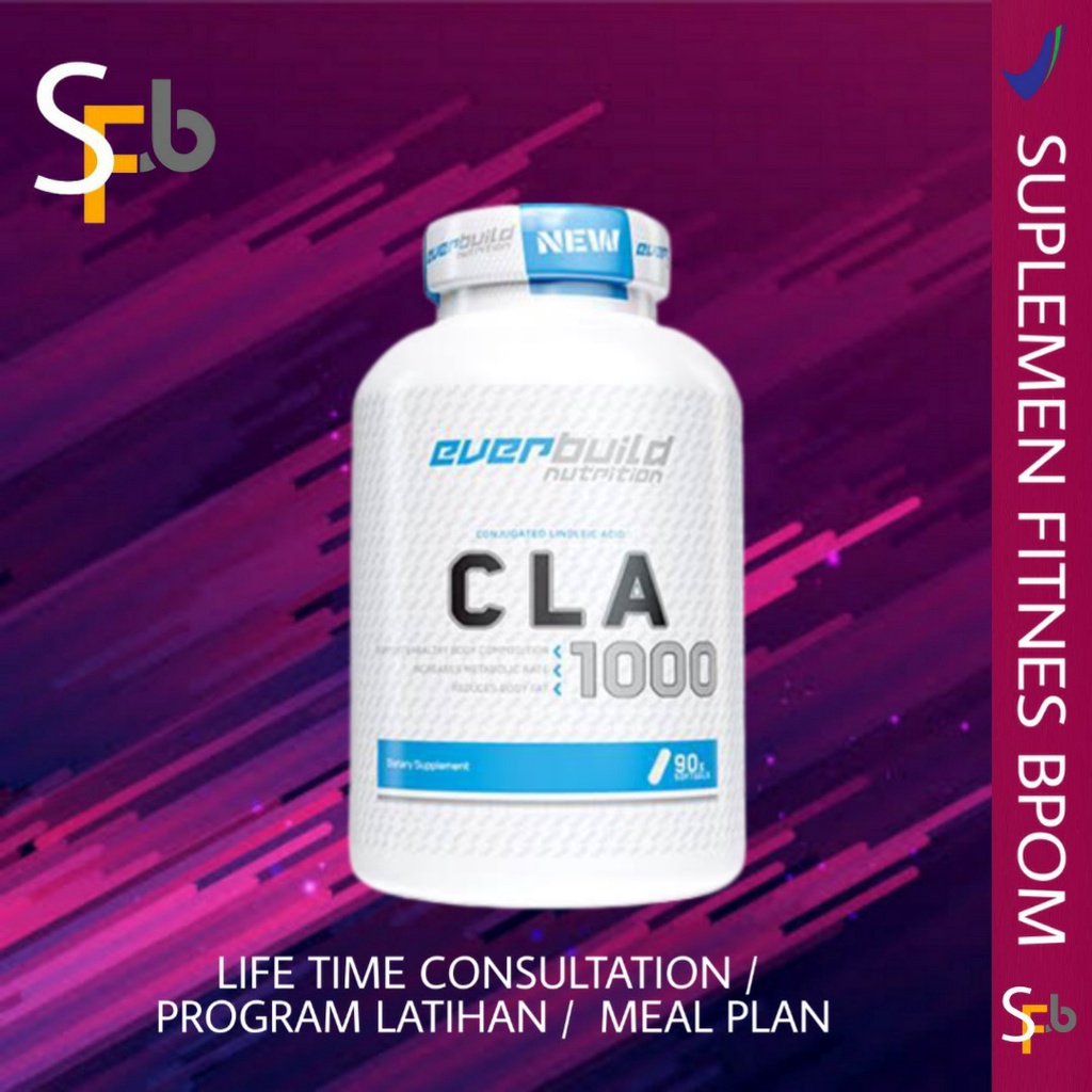 Everbuild Nutrition CLA 1000 90 Softgels Fat Burner