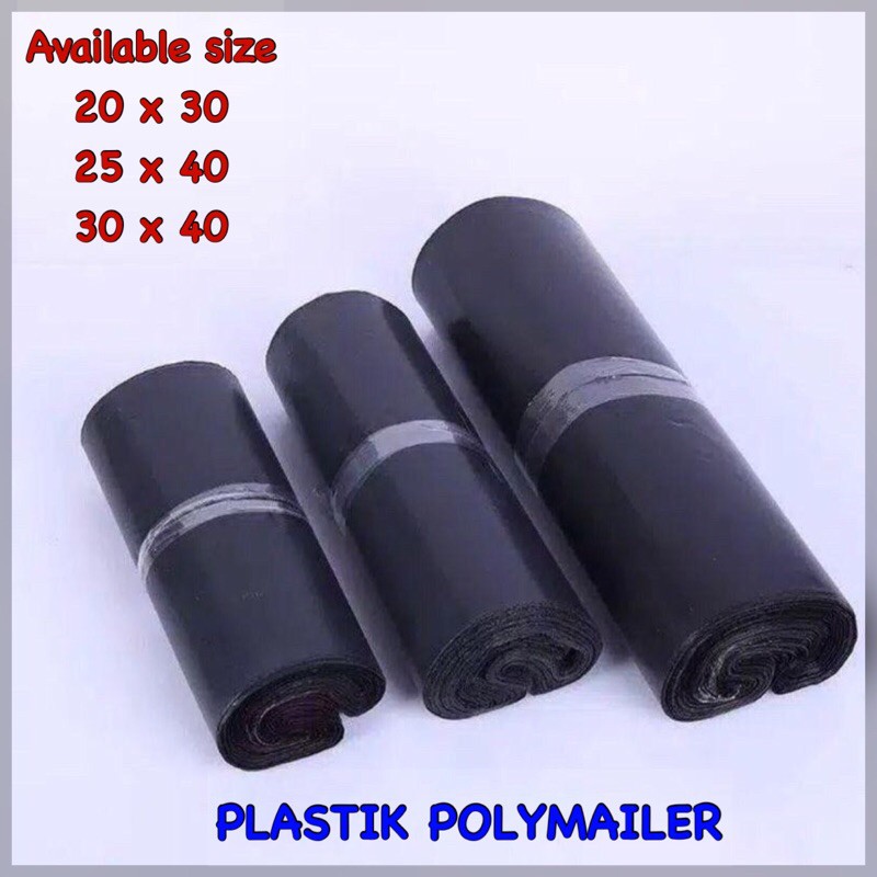 

(ECER SATUAN) PLASTIK PACKAGING + LEM POLYMAILER ukuran 20x30cm 25x40cm 30x40cm