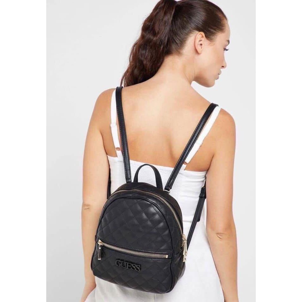 Tas Ransel Guess Elliana Quilted Backpack 034