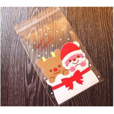 

CVCV160 Plastik Fancy Cookies - Kue - Permen - Roti Santa Deer 9.5x15