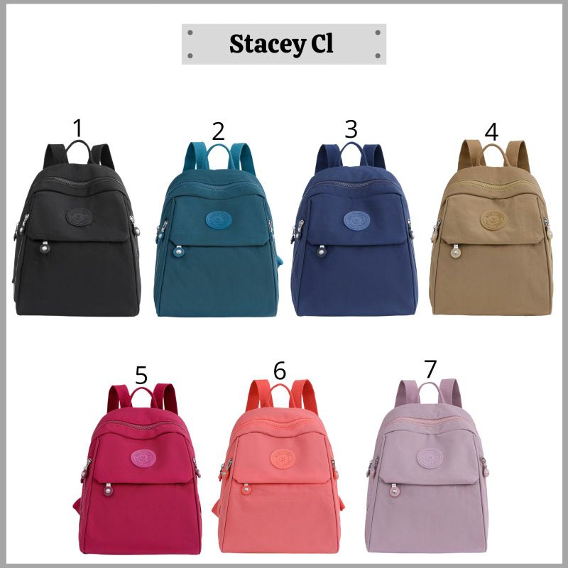 TAS RANSEL SEDANG YUESITE STACEY ORIGINAL IMPORT ANTI AIR MEDIUM BACKPACK CYUTEBAGS