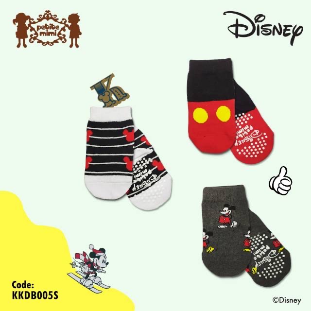 Kaos Kaki Disney Series Petite Mimi set isi 3 - kaos kaki anak lucu