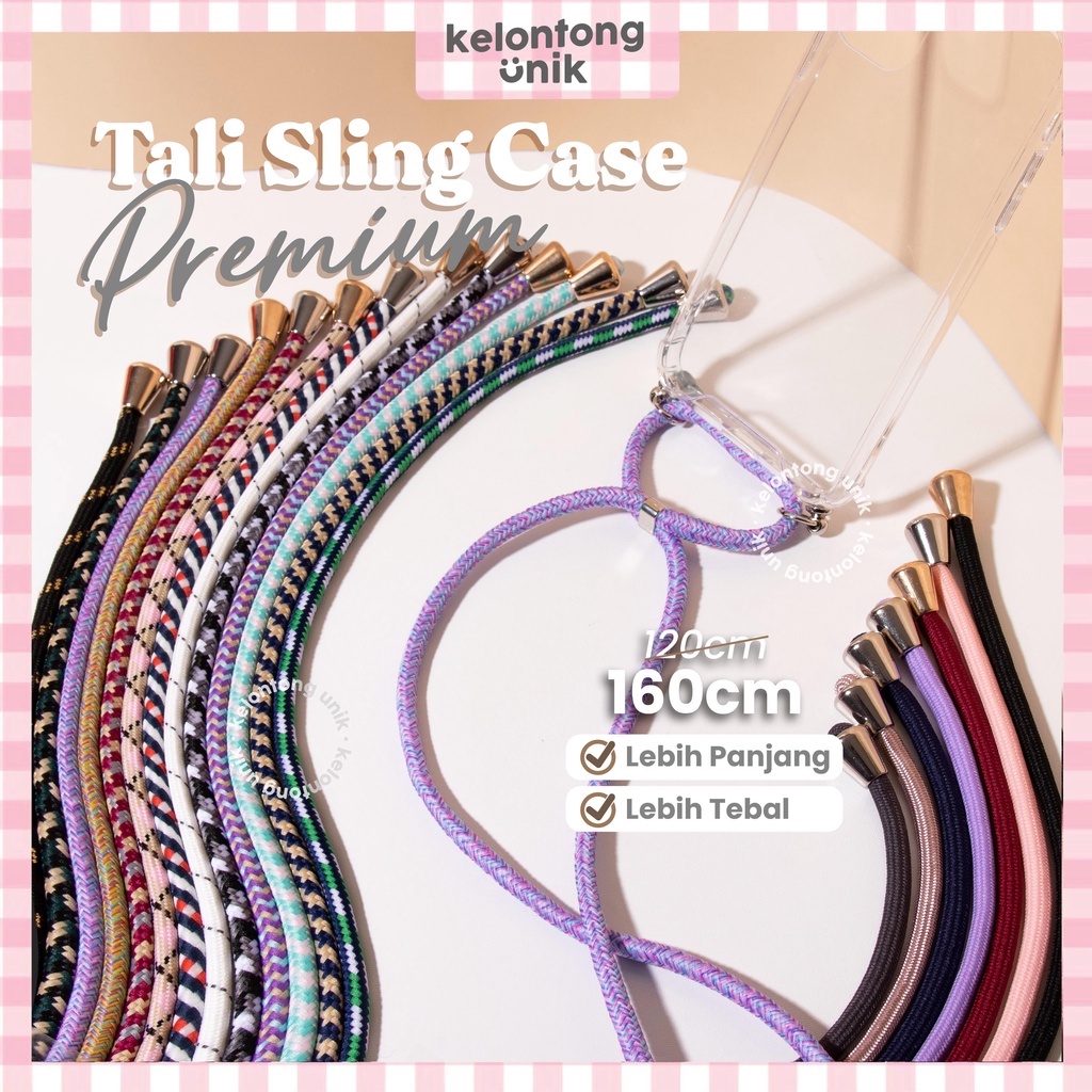 (PAKET TALI LENGKAP + GRATIS JASA PASANG KE CASE) Tali Lanyard Case / Tali Sling Case