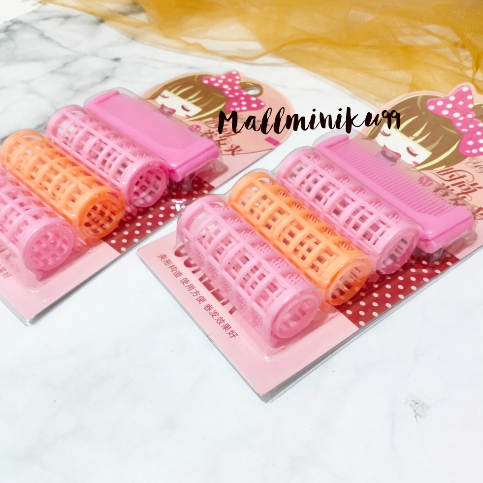 ROLL RAMBUT SET - GULUNGAN RAMBUT PER PACK ROLL RAMBUT SET ROLL RAMBUT HAIR CURLER