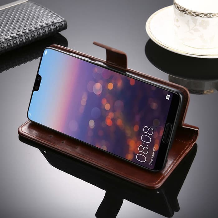 Case Huawei P20 - P20 Pro casing hp leather dompet FLIP COVER WALLET Termurah Terlaris