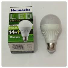 HANNOCHS Lampu LED Bulb Putih - 14 Watt 14W 14WATT