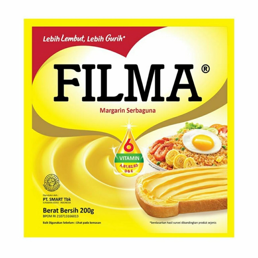 

FILMA MARGARIN 200 GRAM