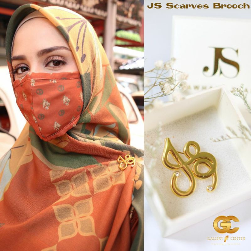 JS BROOCH SERIES Original By Jawhara Syari. Bross mevvah branded super keren, cantik menjuntai, soo 