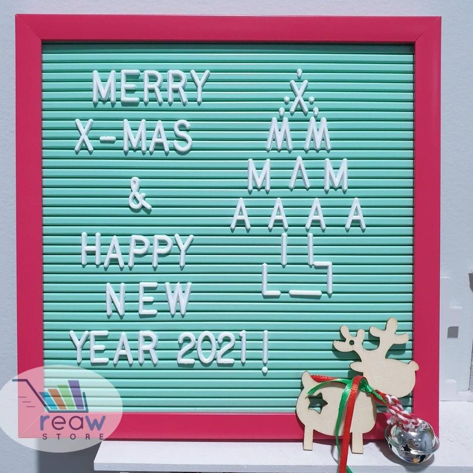 

[PRODUK R7ZVH] Papan Huruf / DIY Changeable Letter Board Dekorasi Rumah Baby Cafe QNH