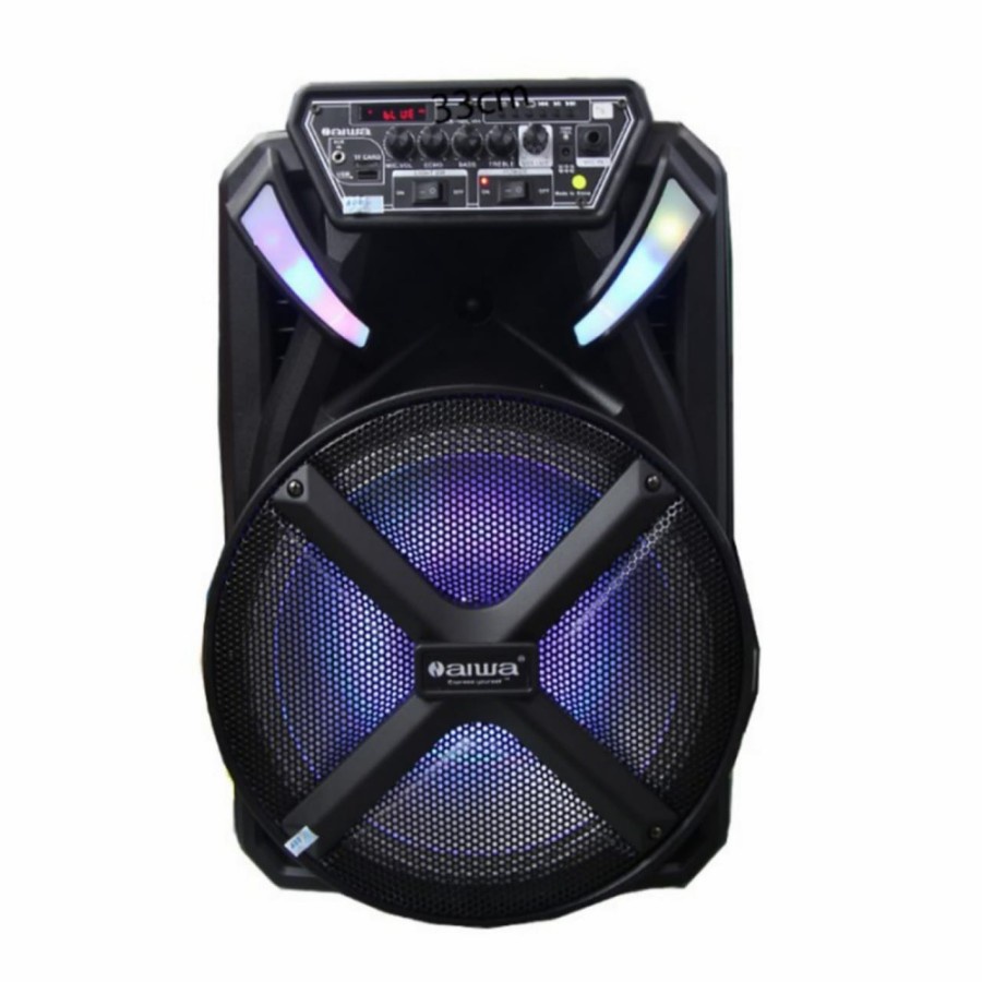 Speaker Portable Amplifier Wireless N Aiwa WAS 112 LVD Bluetooth 12 in