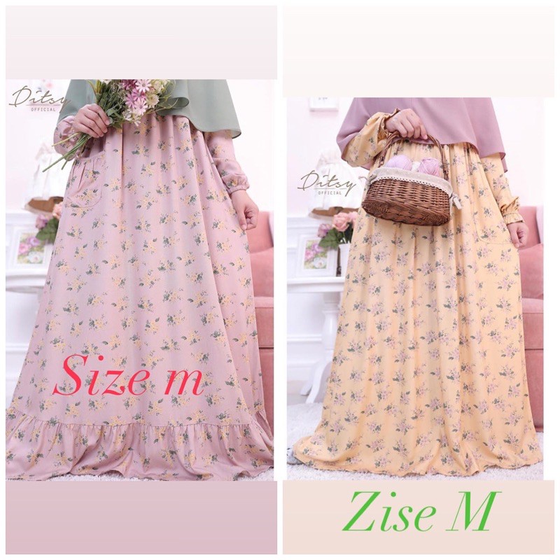 ditsy juni 2021 nualla yellow nualla pink