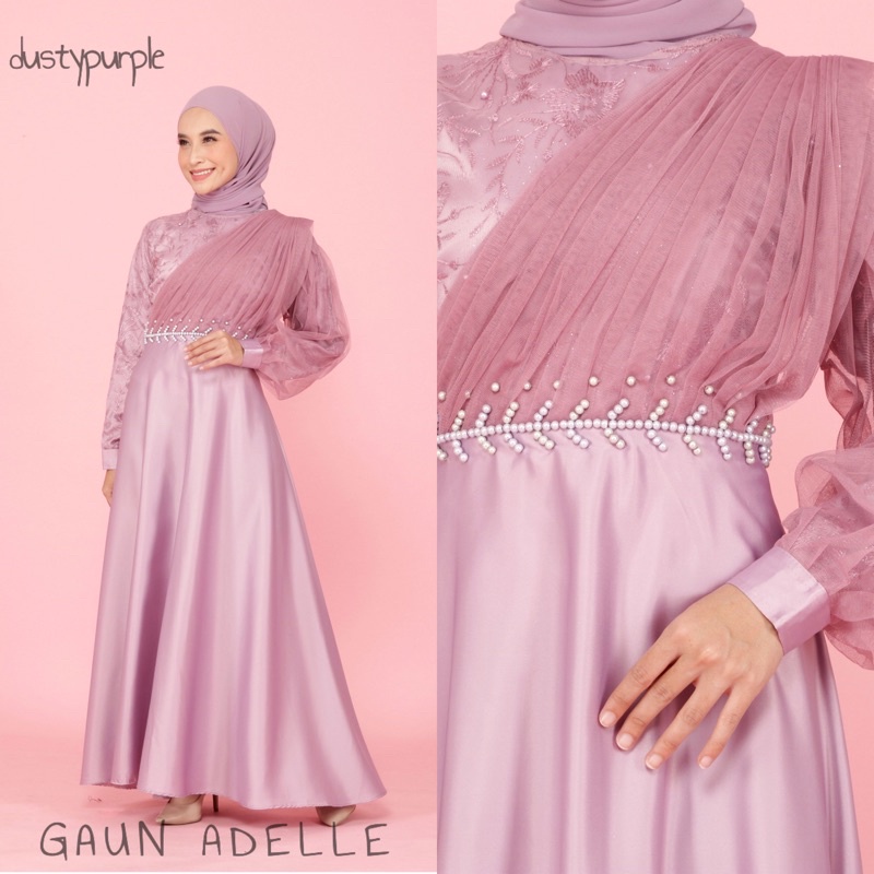 GAUN ADELLE / GAUN HIJAB / GAUN BRIDESMAID / GAUN KONDANGAN