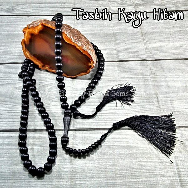 Tasbih Kayu Hitam Kemuning Hitam Asli Bergaransi termurah