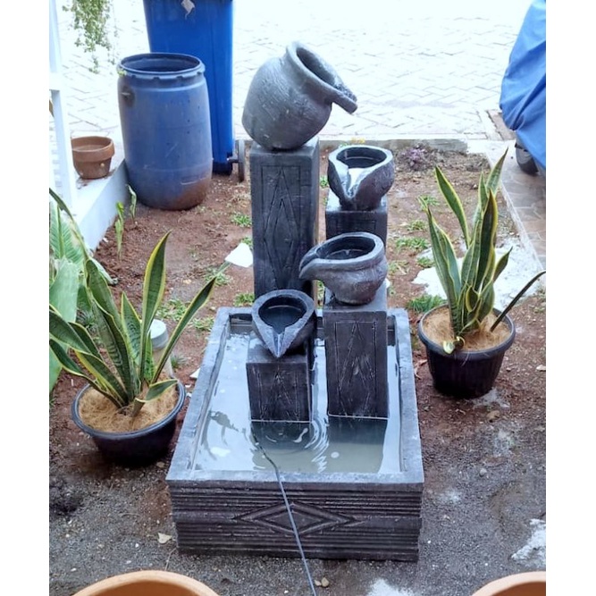 Jual Air pancuran ukuran 80x60x110 kolam ikan minimalis bisa bayar di