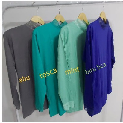 MANSET RENDA KAOS RAYON JUMBO / BAJU MANSET INNER KEBAYA JUMBO DALEMAN KEBAYA JUMBO BISA COD//PGM